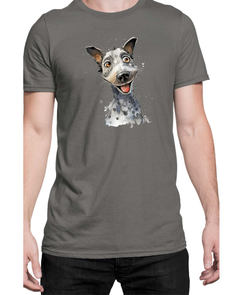 Мъжка Тениска Funny Dogs Breeds Australian Cattle Dog