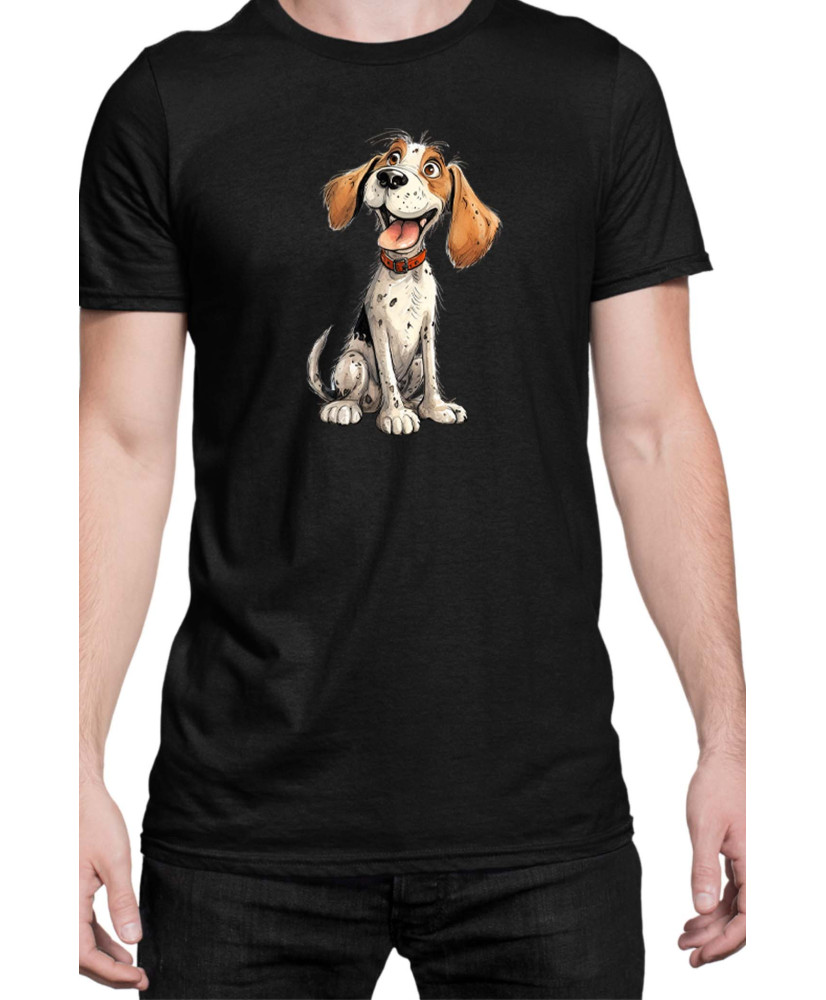 Мъжка Тениска Funny Dogs Breeds Beagle 01