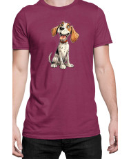 Мъжка Тениска Funny Dogs Breeds Beagle 01