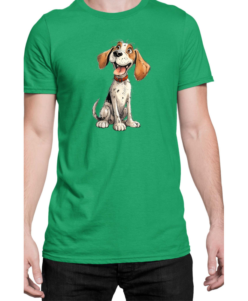 Мъжка Тениска Funny Dogs Breeds Beagle 01