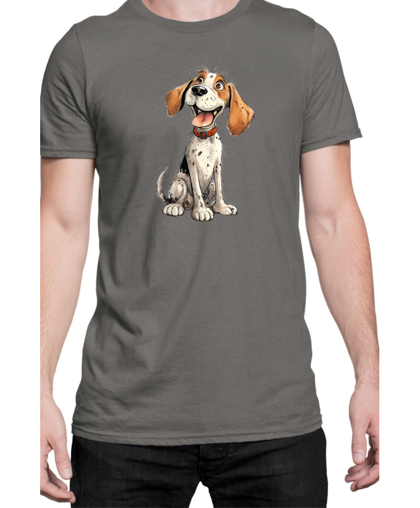Мъжка Тениска Funny Dogs Breeds Beagle 01