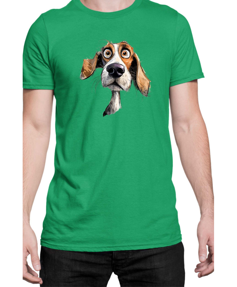 Мъжка Тениска Funny Dogs Breeds Beagle 02