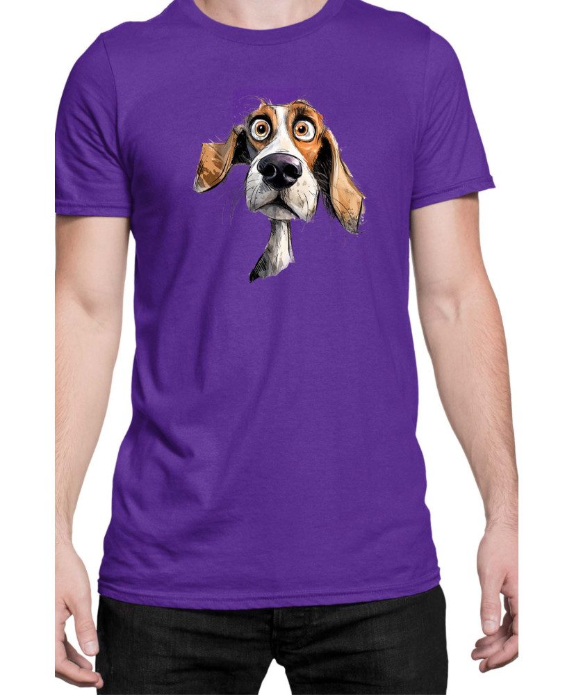 Мъжка Тениска Funny Dogs Breeds Beagle 02