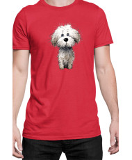 Мъжка Тениска Funny Dogs Breeds Bichon Frise