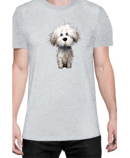 Мъжка Тениска Funny Dogs Breeds Bichon Frise