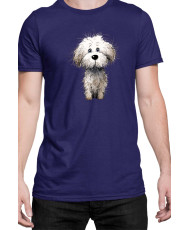 Мъжка Тениска Funny Dogs Breeds Bichon Frise
