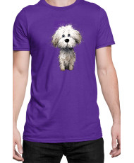 Мъжка Тениска Funny Dogs Breeds Bichon Frise