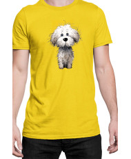 Мъжка Тениска Funny Dogs Breeds Bichon Frise