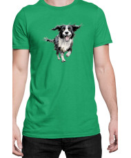 Мъжка Тениска Funny Dogs Breeds Border Collie 02
