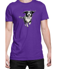 Мъжка Тениска Funny Dogs Breeds Border Collie 02