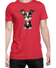 Мъжка Тениска Funny Dogs Breeds Boston Terrier 01