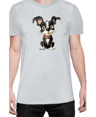 Мъжка Тениска Funny Dogs Breeds Boston Terrier 01