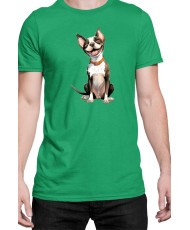 Мъжка Тениска Funny Dogs Breeds Boston Terrier 02