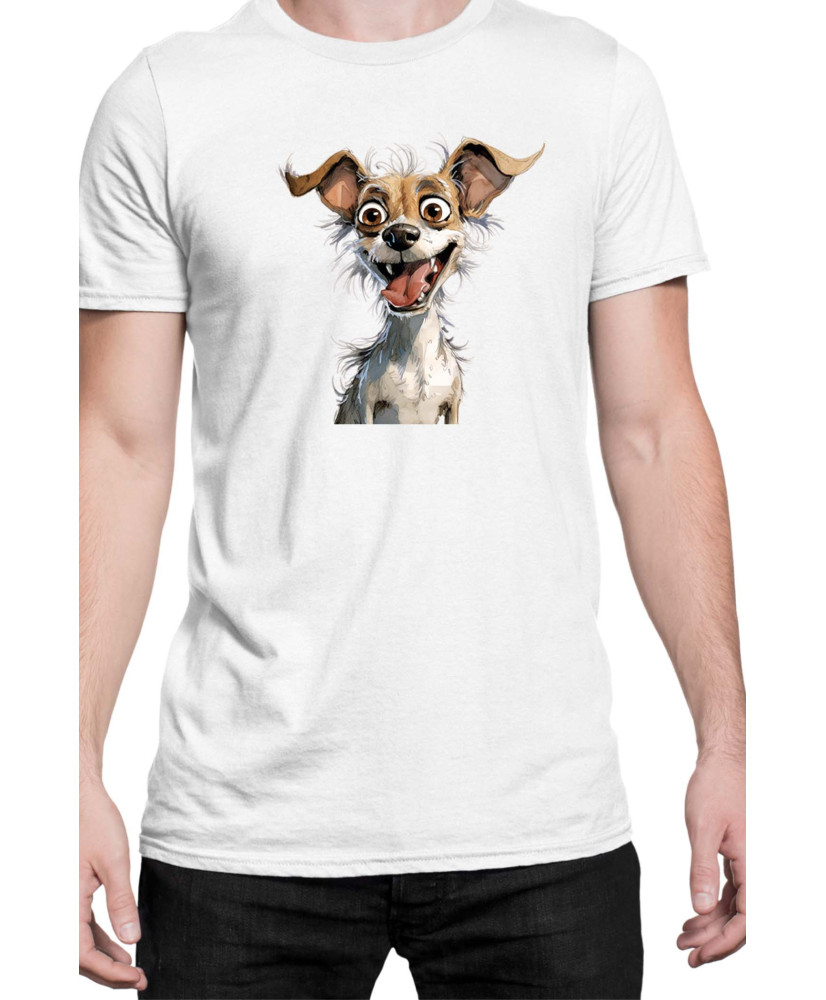 Мъжка Тениска Funny Dogs Breeds Chihuahua