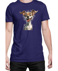 Мъжка Тениска Funny Dogs Breeds Chihuahua