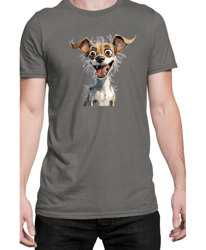 Мъжка Тениска Funny Dogs Breeds Chihuahua