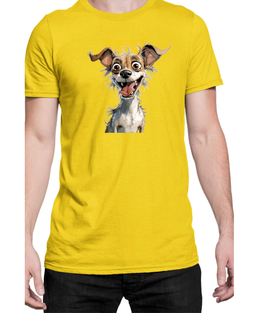 Мъжка Тениска Funny Dogs Breeds Chihuahua