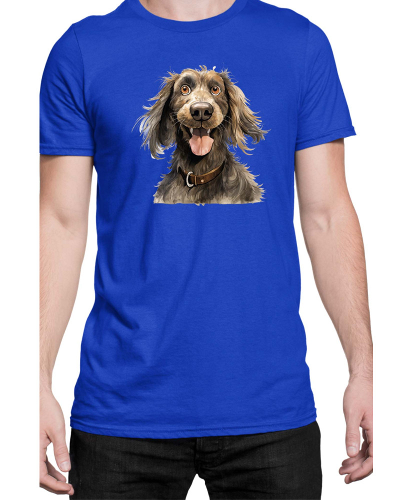 Мъжка Тениска Funny Dogs Breeds Cocker Spaniel Мъжка Тениска Funny Dogs Breeds Cocker Spaniel