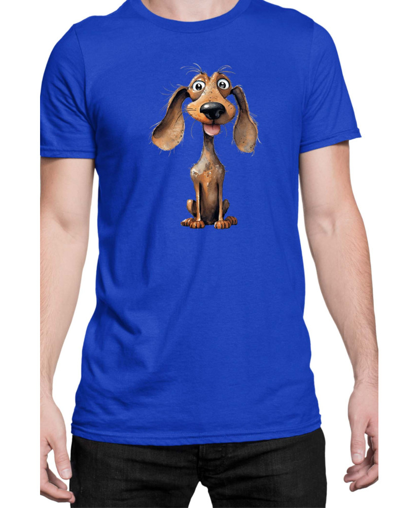Мъжка Тениска Funny Dogs Breeds Dachshund 01
