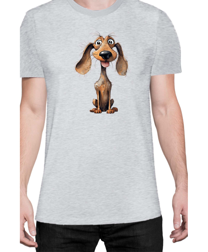 Мъжка Тениска Funny Dogs Breeds Dachshund 01