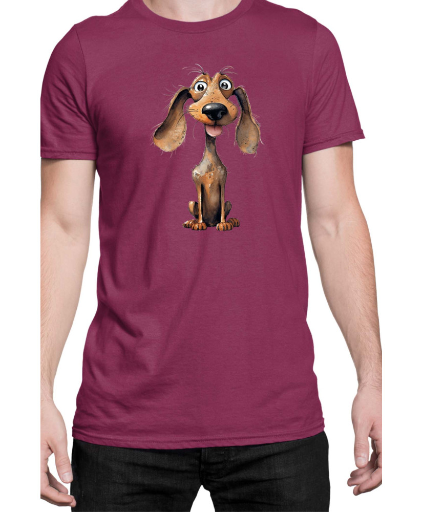 Мъжка Тениска Funny Dogs Breeds Dachshund 01