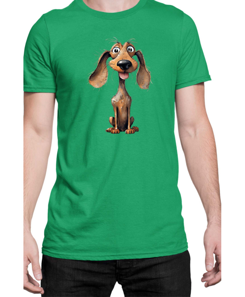 Мъжка Тениска Funny Dogs Breeds Dachshund 01