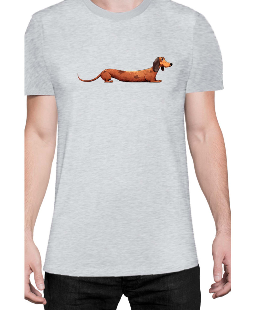 Мъжка Тениска Funny Dogs Breeds Dachshund 02