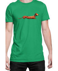 Мъжка Тениска Funny Dogs Breeds Dachshund 02