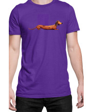 Мъжка Тениска Funny Dogs Breeds Dachshund 02