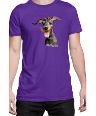 Мъжка Тениска Funny Dogs Breeds Doberman
