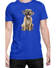 Мъжка Тениска Funny Dogs Breeds English Mastiff