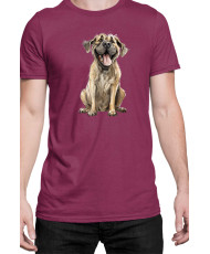 Мъжка Тениска Funny Dogs Breeds English Mastiff