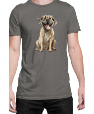 Мъжка Тениска Funny Dogs Breeds English Mastiff