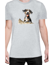 Мъжка Тениска Funny Dogs Breeds Entlebucher Mountain Dog