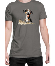 Мъжка Тениска Funny Dogs Breeds Entlebucher Mountain Dog
