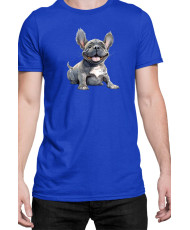 Мъжка Тениска Funny Dogs Breeds French Bulldog
