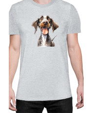 Мъжка Тениска Funny Dogs Breeds German Pointer