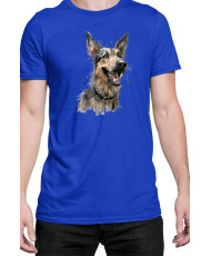 Мъжка Тениска Funny Dogs Breeds German Shepherd