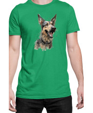 Мъжка Тениска Funny Dogs Breeds German Shepherd