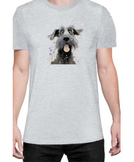 Мъжка Тениска Funny Dogs Breeds Giant Schnauzer
