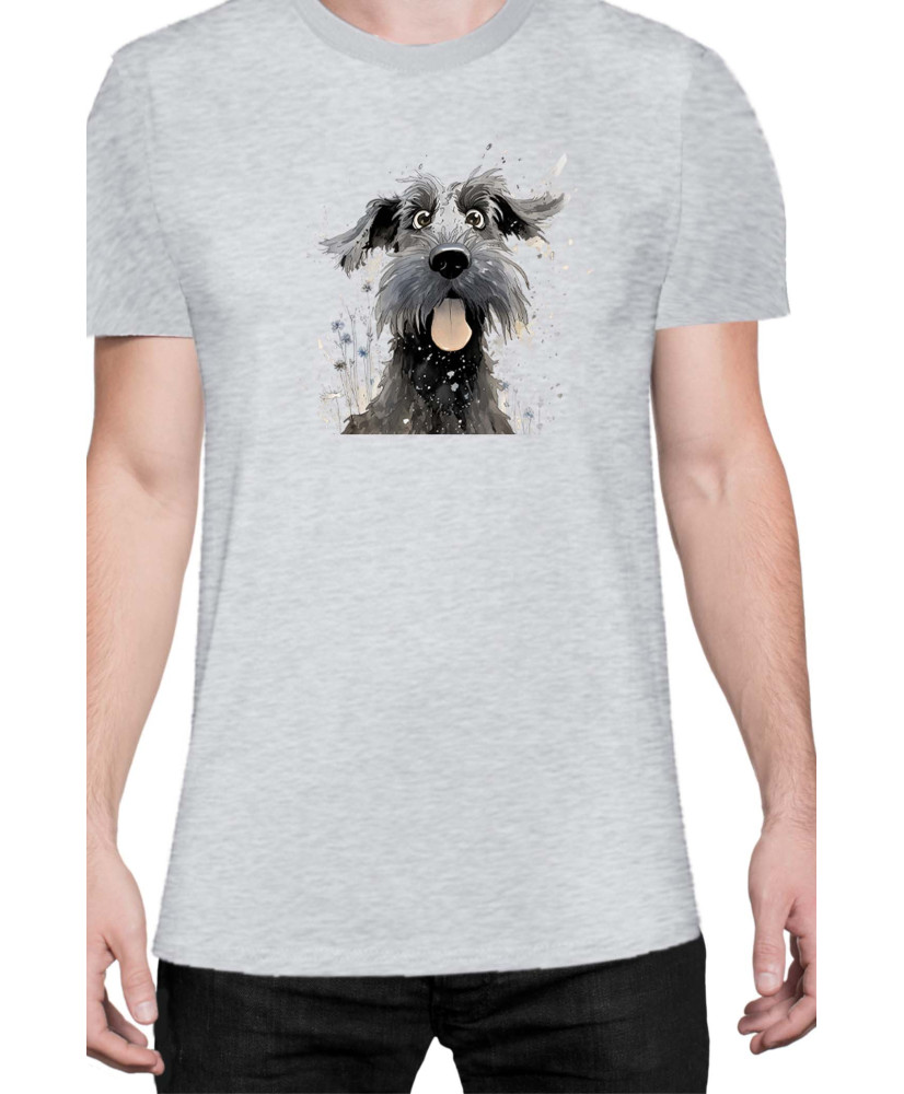 Мъжка Тениска Funny Dogs Breeds Giant Schnauzer