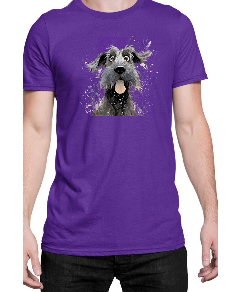 Мъжка Тениска Funny Dogs Breeds Giant Schnauzer