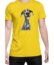 Мъжка Тениска Funny Dogs Breeds Great Dane