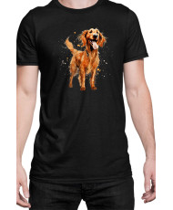Мъжка Тениска Funny Dogs Breeds Irish Setter