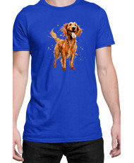 Мъжка Тениска Funny Dogs Breeds Irish Setter