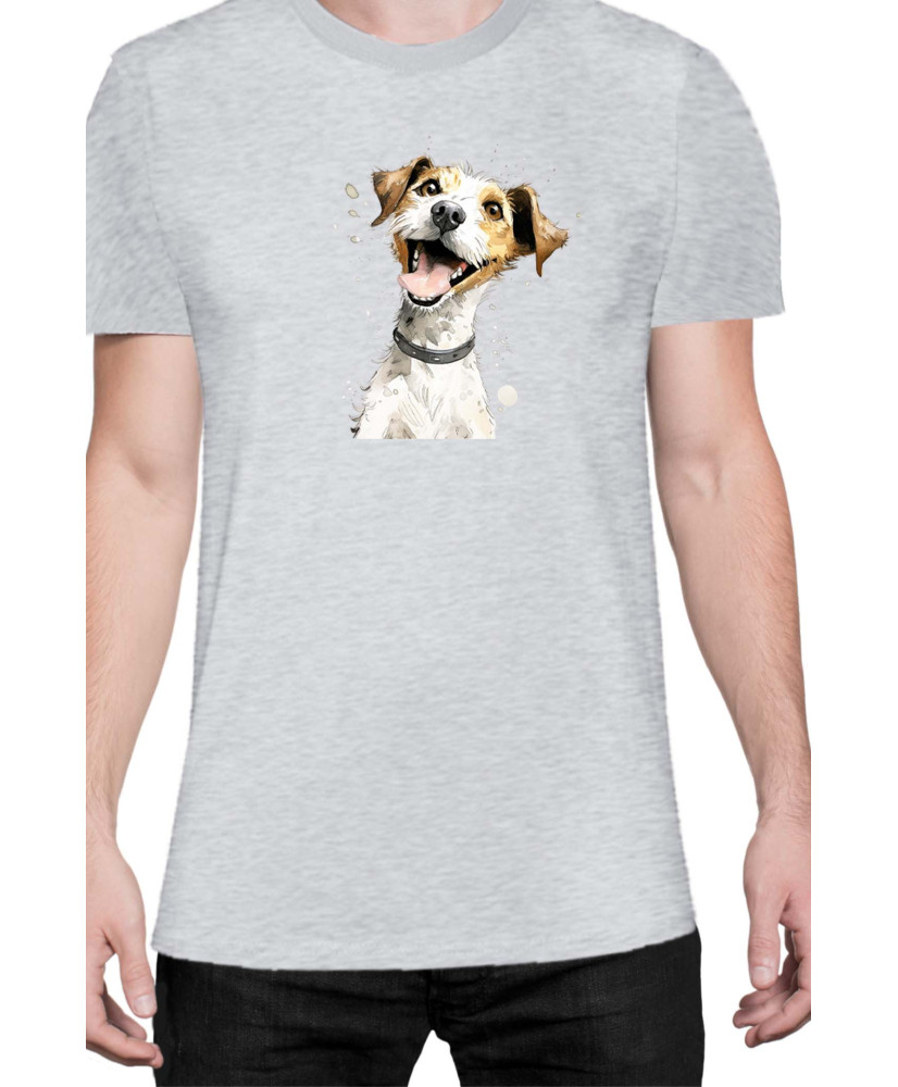 Мъжка Тениска Funny Dogs Breeds Jack Russel Terrier