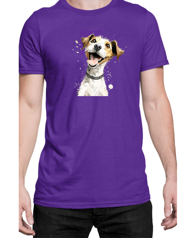 Мъжка Тениска Funny Dogs Breeds Jack Russel Terrier