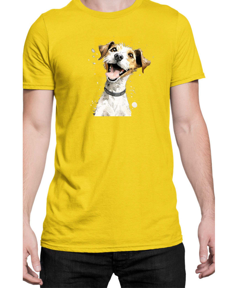 Мъжка Тениска Funny Dogs Breeds Jack Russel Terrier