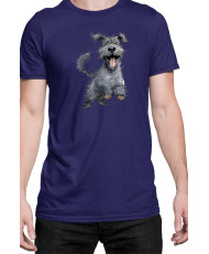 Мъжка Тениска Funny Dogs Breeds Kerry Blue Terrier