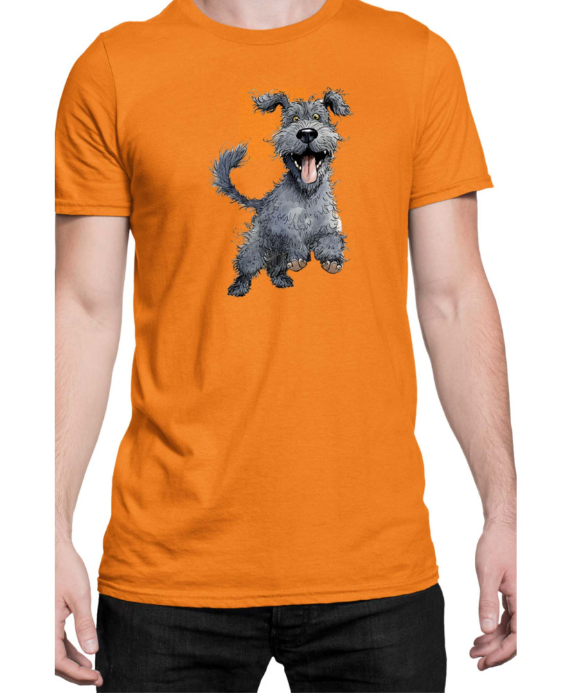Мъжка Тениска Funny Dogs Breeds Kerry Blue Terrier Мъжка Тениска Funny Dogs Breeds Kerry Blue Terrier